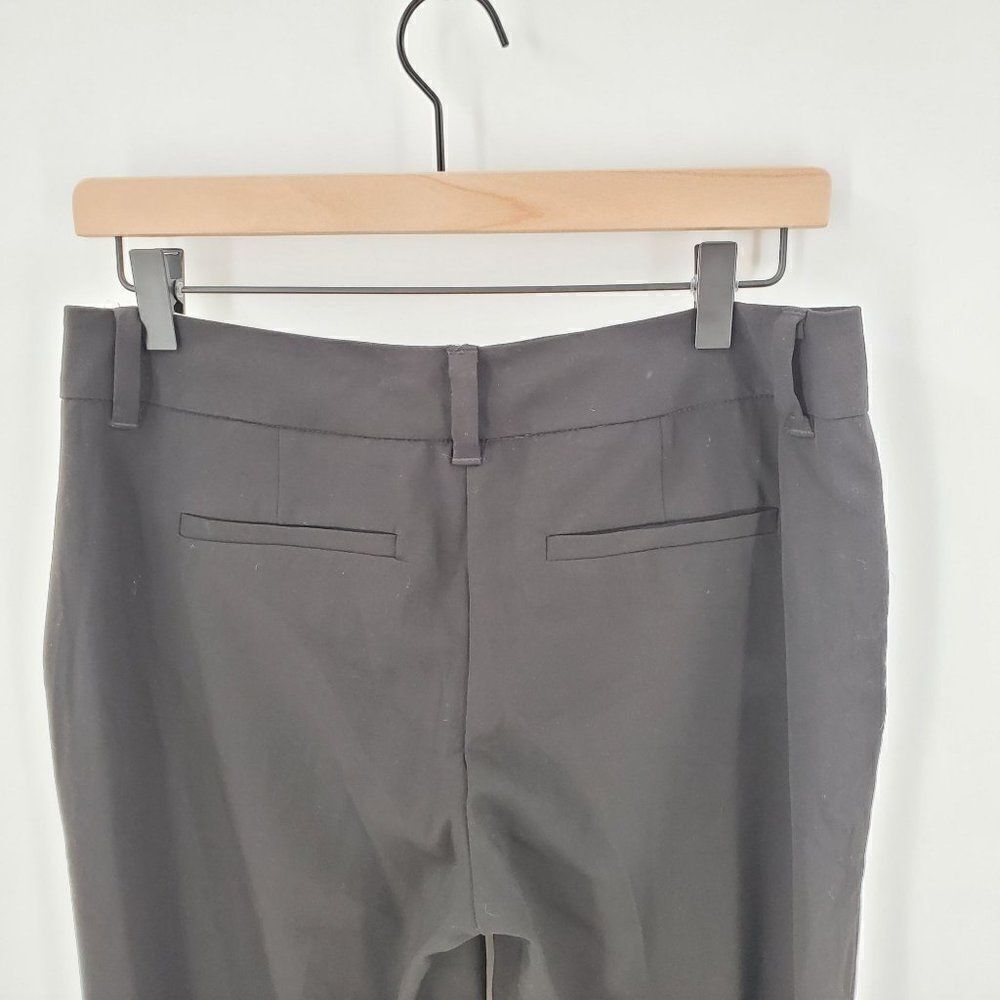 New York & Company Crop Pants Womens Size 4 Stretch Straight Mid Rise Black - Picture 5 of 9